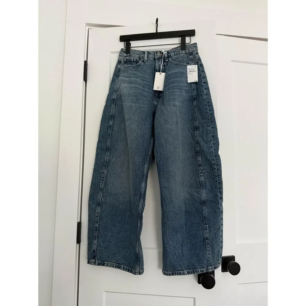 $179 New Good American Good Extreme Barrel Jeans - 0 / 25